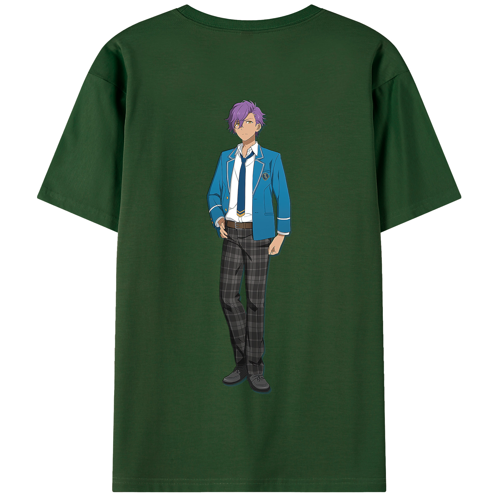（画像用） あんさんぶるスターズ! Ensemble Stars 綿100％半袖Tシャツ（背面プリント）